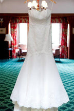 Sweetheart Neckline Mermaid Wedding Dresses With Lace Appliques