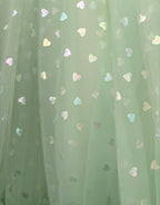 Gemma | Abito da rientro a corpetto a linea ad A con maniche