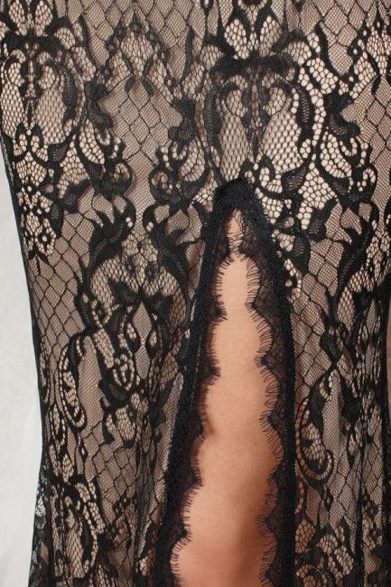 Unique V-Neck Sleeveless Mermaid Front-Split Tulle Prom Dresses with Appliques