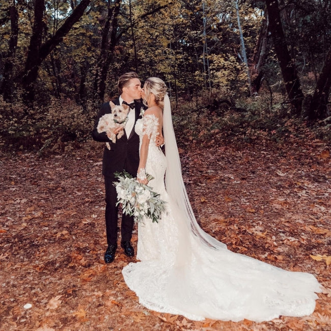 Vintage Lace Mermaid Wedding Dresses with Long Sleeves